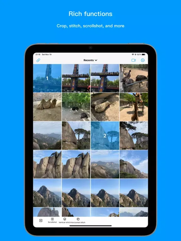 Capturas de pantalla de Picma - Stitch & Mosaic iPad 