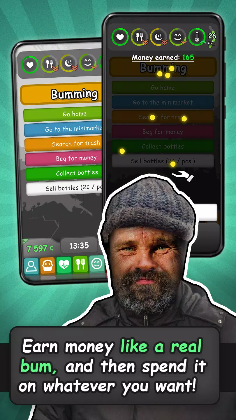 Homeless: Life Simulator Screenshots