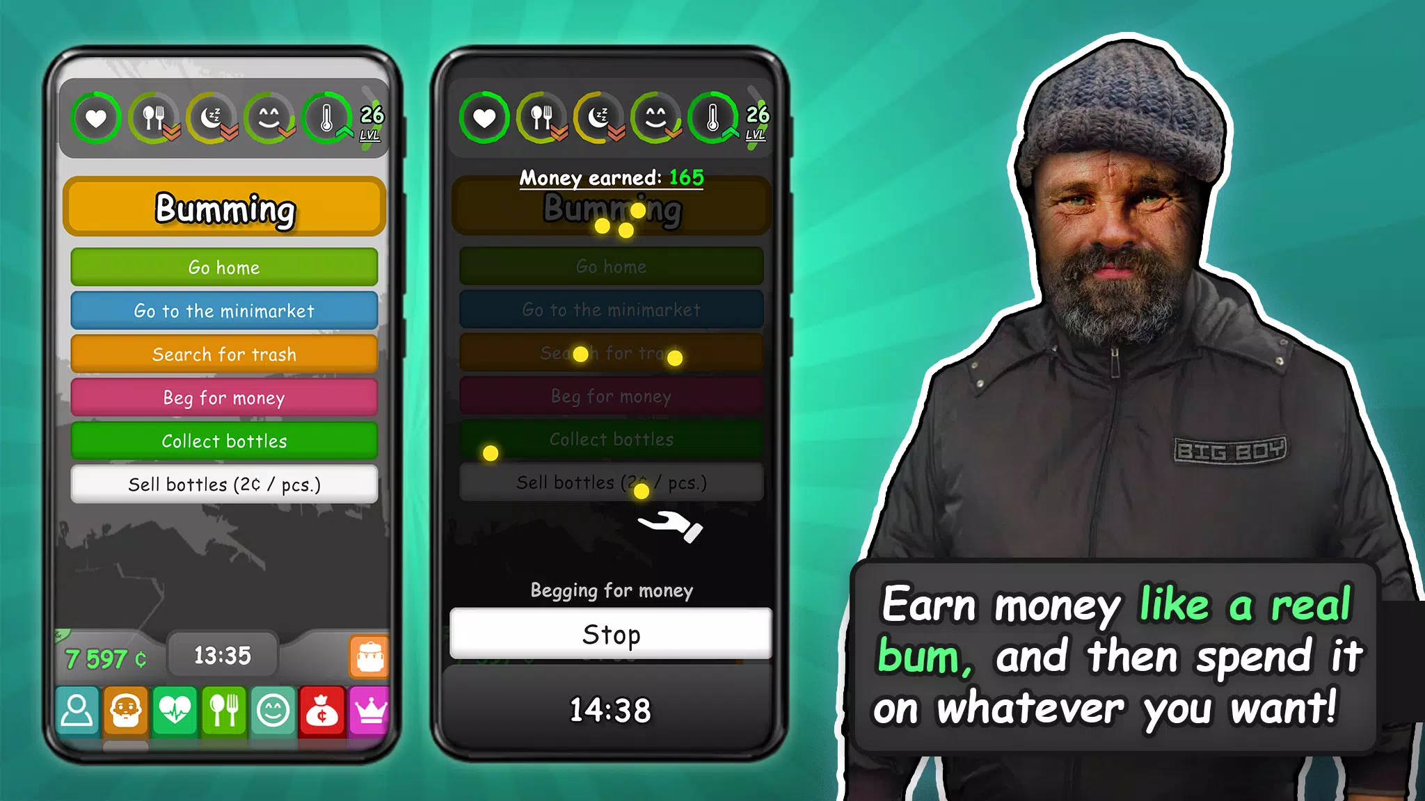Homeless: Life Simulator Screenshots