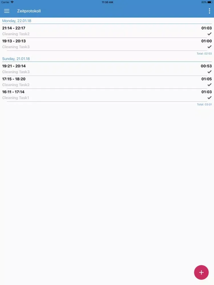 vOffice vor Ort iPad  スクリーンショット