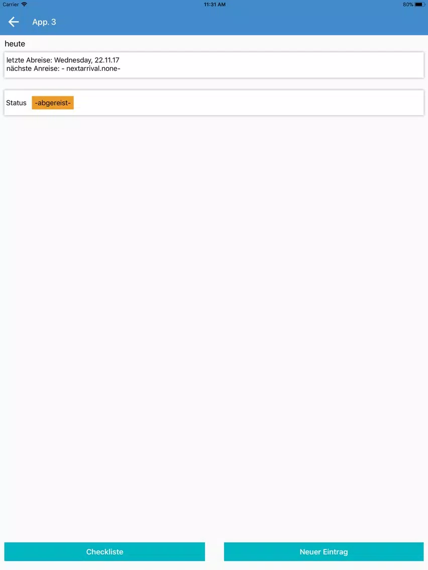 vOffice vor Ort iPad  Screenshots