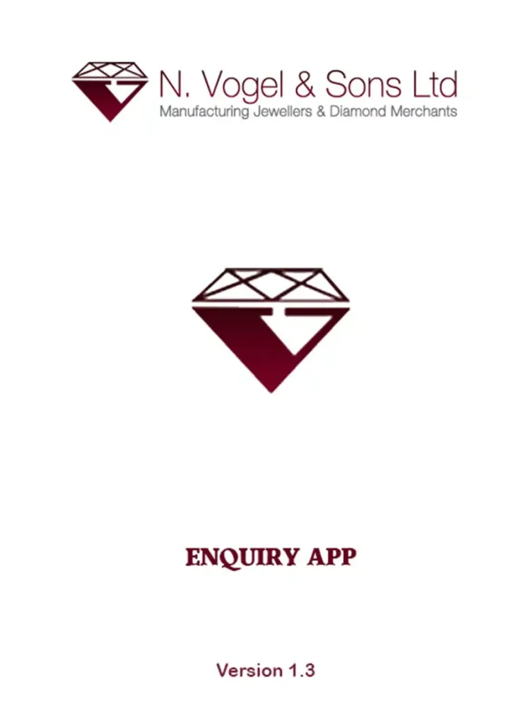 Ảnh chụp màn hình của N Vogel Enquiry App iPad 