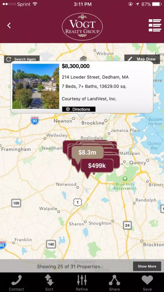 Capturas de pantalla de Vogt Realty Group Home Search