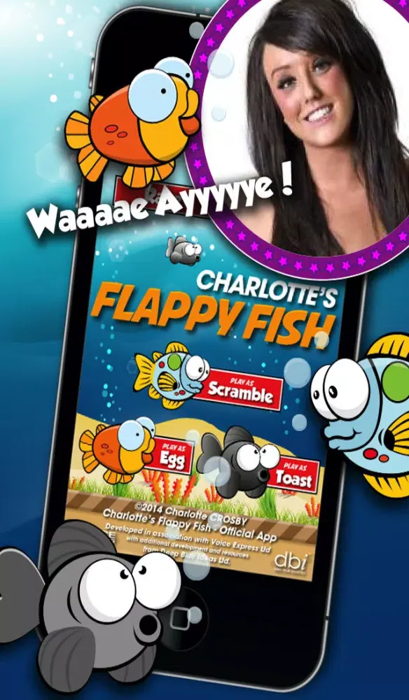 Ảnh chụp màn hình của Charlotte's Flappy Fish