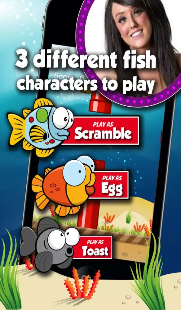 Ảnh chụp màn hình của Charlotte's Flappy Fish