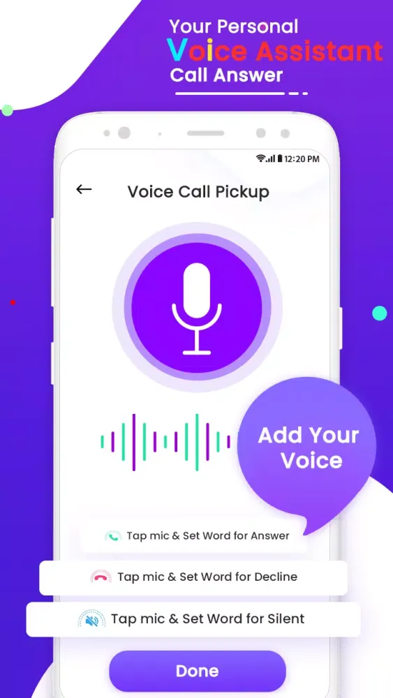 Voice Call Pickup Screenshots