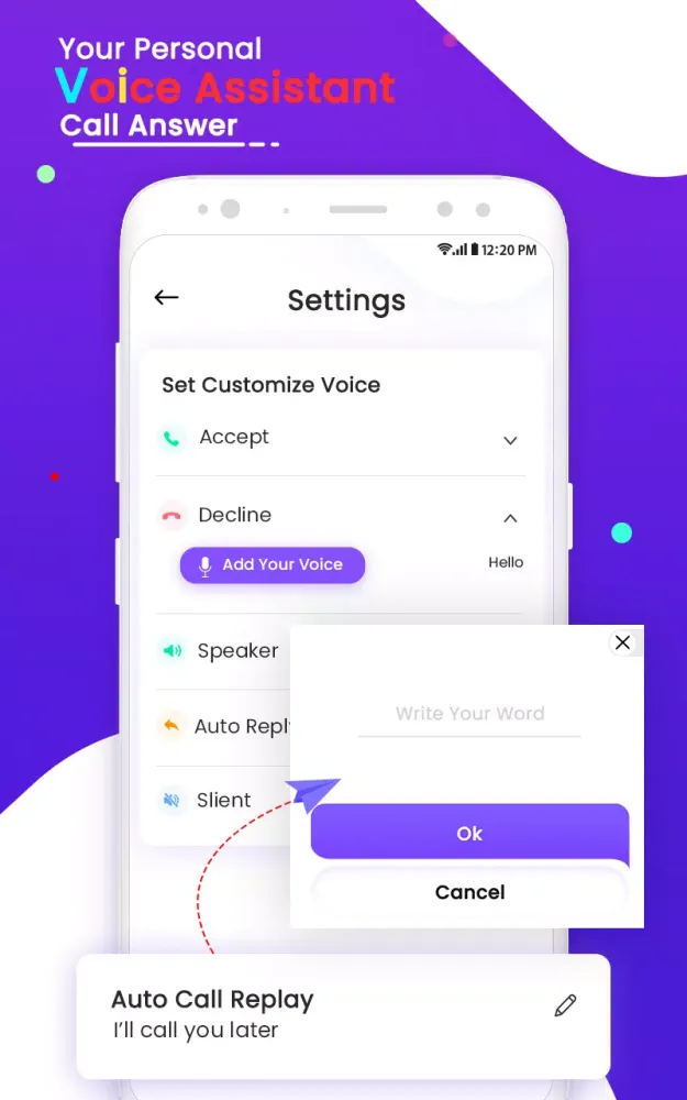Voice Call Pickup Screenshots