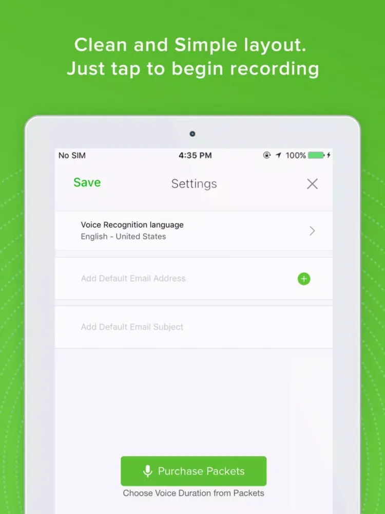 صور A+ Dictation - Speech to Text iPad 