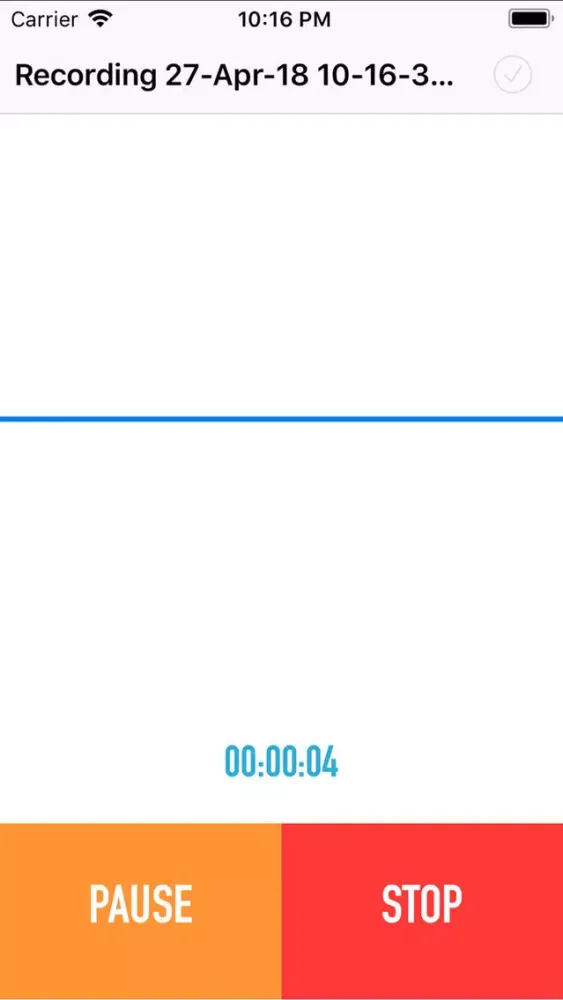 Captures d'écran de Voice Recorder in iPhone