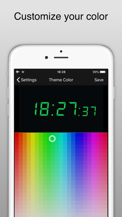 Capturas de tela do Bedside Clock - Time widgets