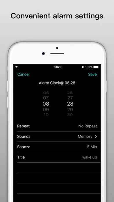 Screenshot di Bedside Clock - Time widgets