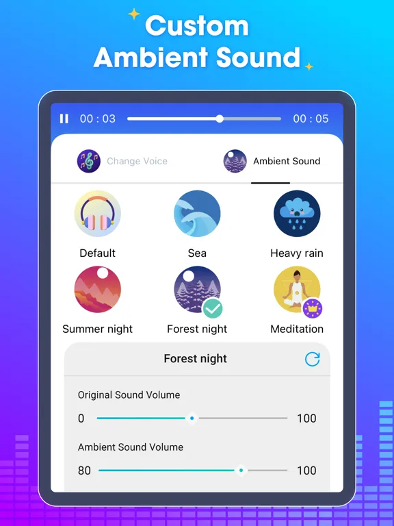 Ảnh chụp màn hình của Voice Changer Ai: Sound Effect iPad 