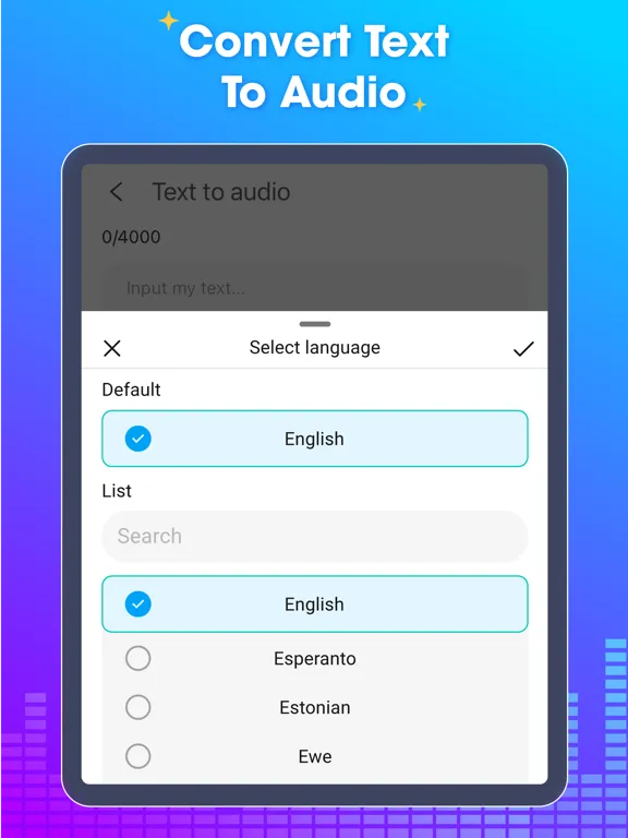 Ảnh chụp màn hình của Voice Changer Ai: Sound Effect iPad 
