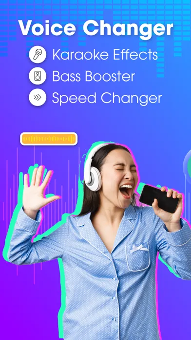 Ảnh chụp màn hình của Voice Changer Ai: Sound Effect