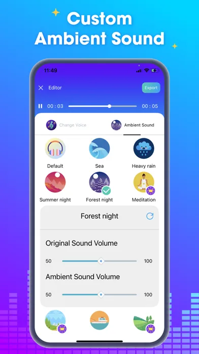 Ảnh chụp màn hình của Voice Changer Ai: Sound Effect