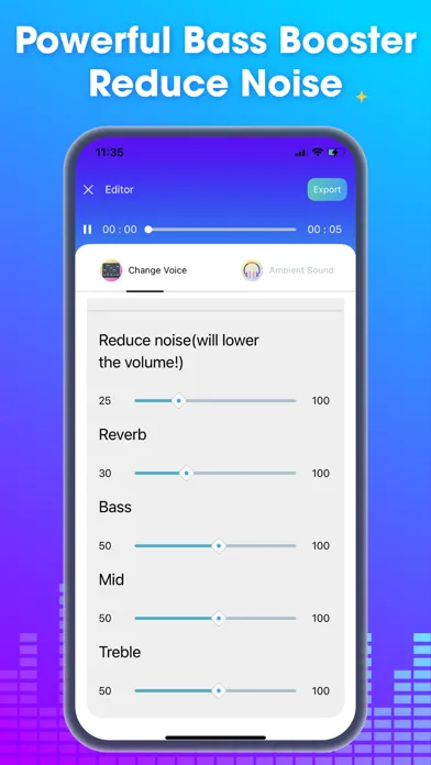 Ảnh chụp màn hình của Voice Changer Ai: Sound Effect
