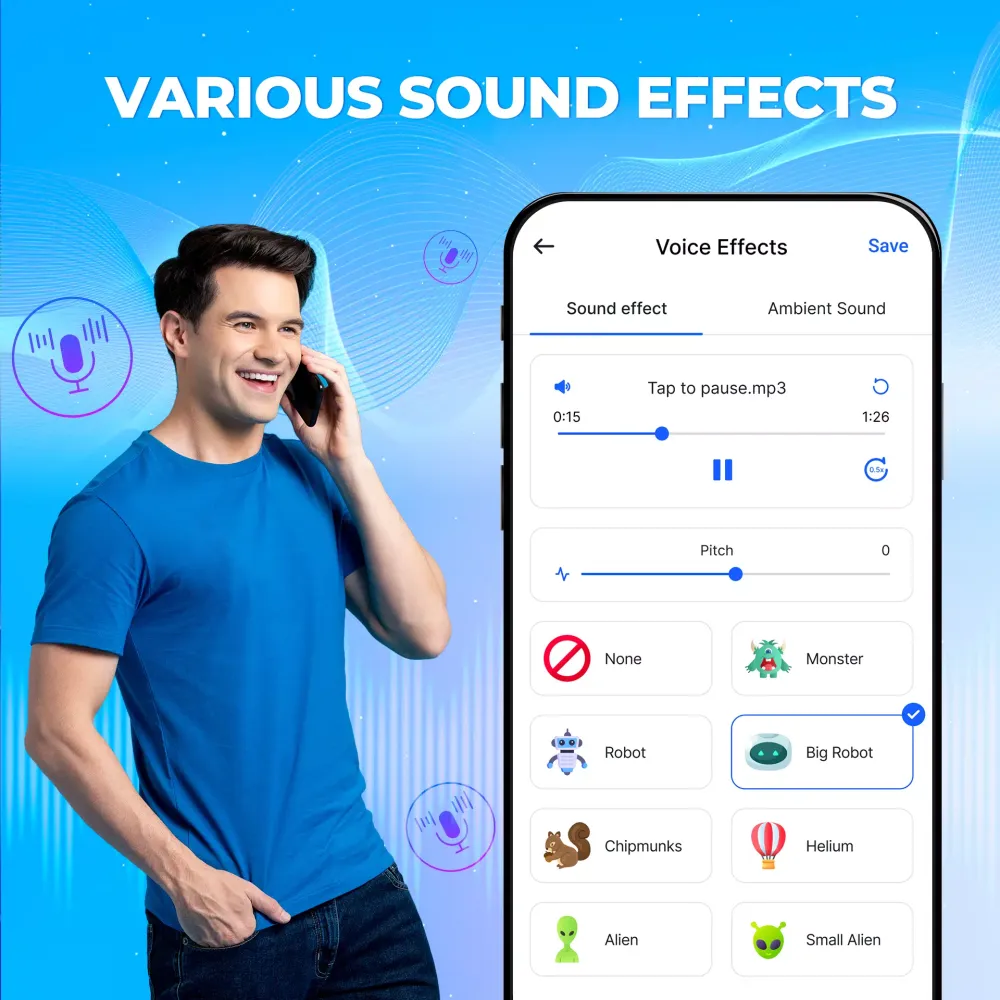 Voice Changer Sound Effects Ekran Görüntüleri