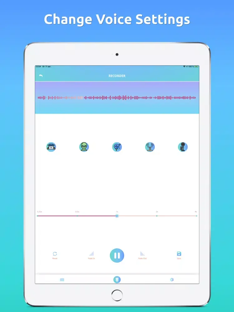 Voice Note Taking iPad  Screenshots