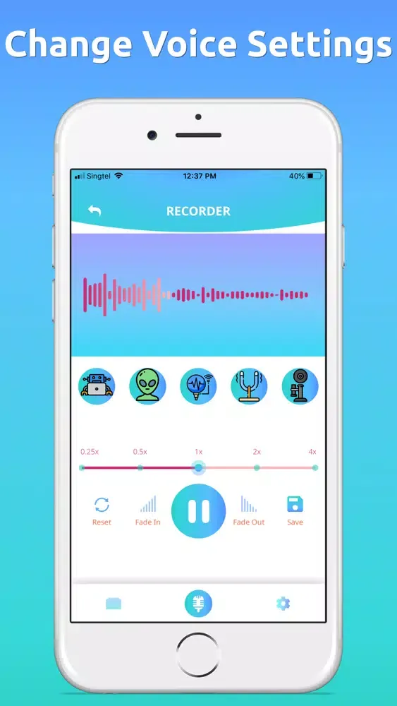 Voice Note Taking Screenshots