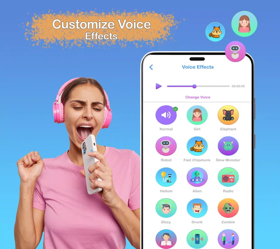 All Voice Changer App Screenshots