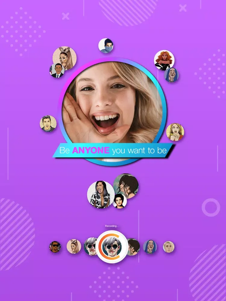 Capturas de pantalla de Voice Changer Famous Celebrity iPad 