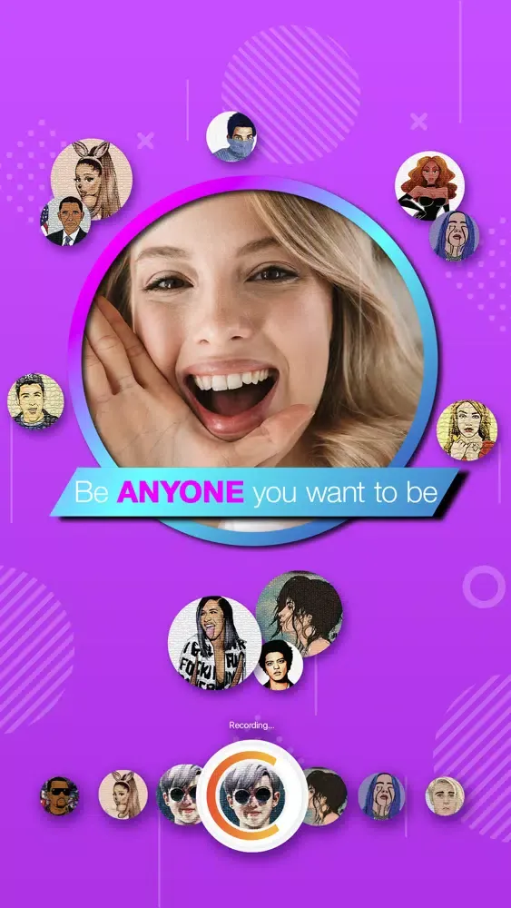 Capturas de pantalla de Voice Changer Famous Celebrity
