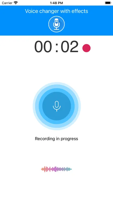 Voice Changer With Echo Effect سکرین شاٹس