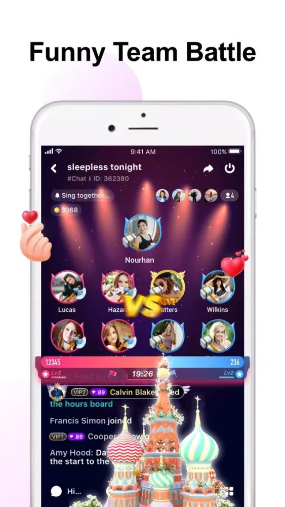 تصاویر Waka - Group Voice Chat App