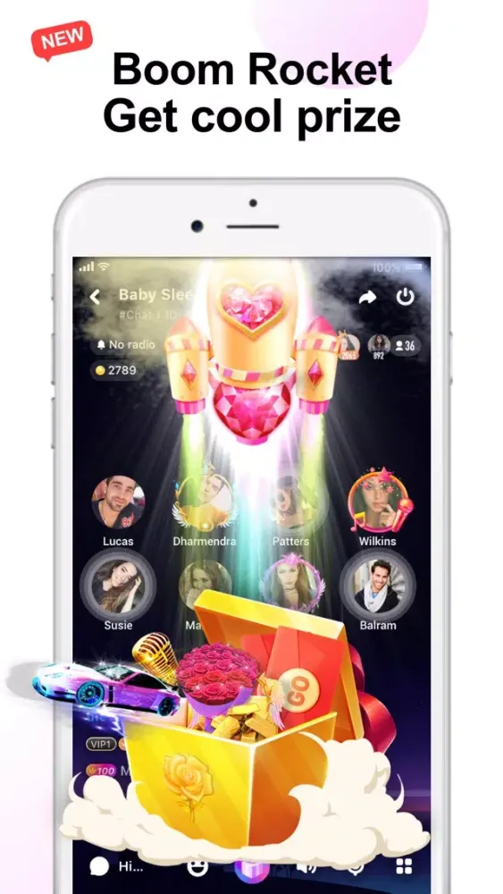 تصاویر Waka - Group Voice Chat App