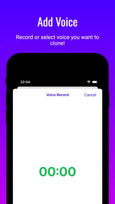 Tangkapan layar Voice Clone: Text To Speech