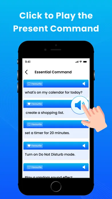 Ảnh chụp màn hình của Alex Voice Command setup dot