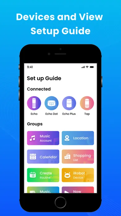 Ảnh chụp màn hình của Alex Voice Command setup dot