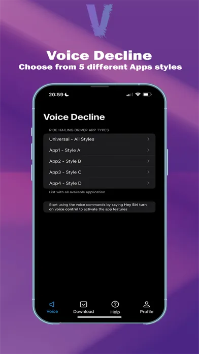 Voice Decline Ekran Görüntüleri