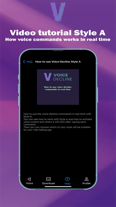 Voice Decline Ekran Görüntüleri