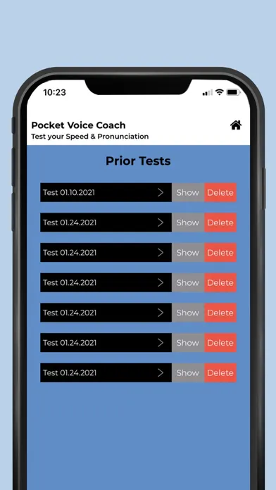 Pocket Voice Coach スクリーンショット