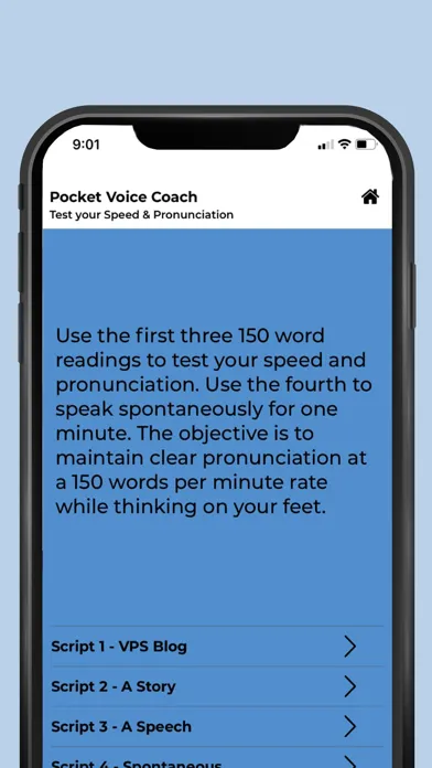 Pocket Voice Coach スクリーンショット