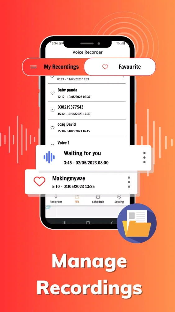 Voice Recorder应用截图