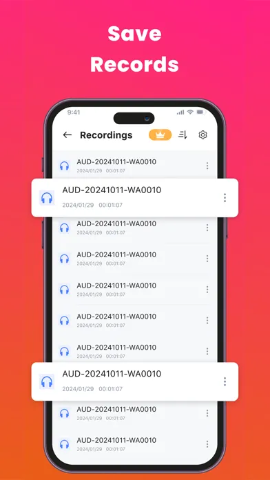 Скриншоты Audio Recorder: Voice Recorder