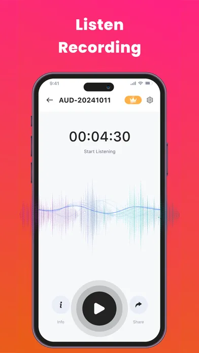 Скриншоты Audio Recorder: Voice Recorder