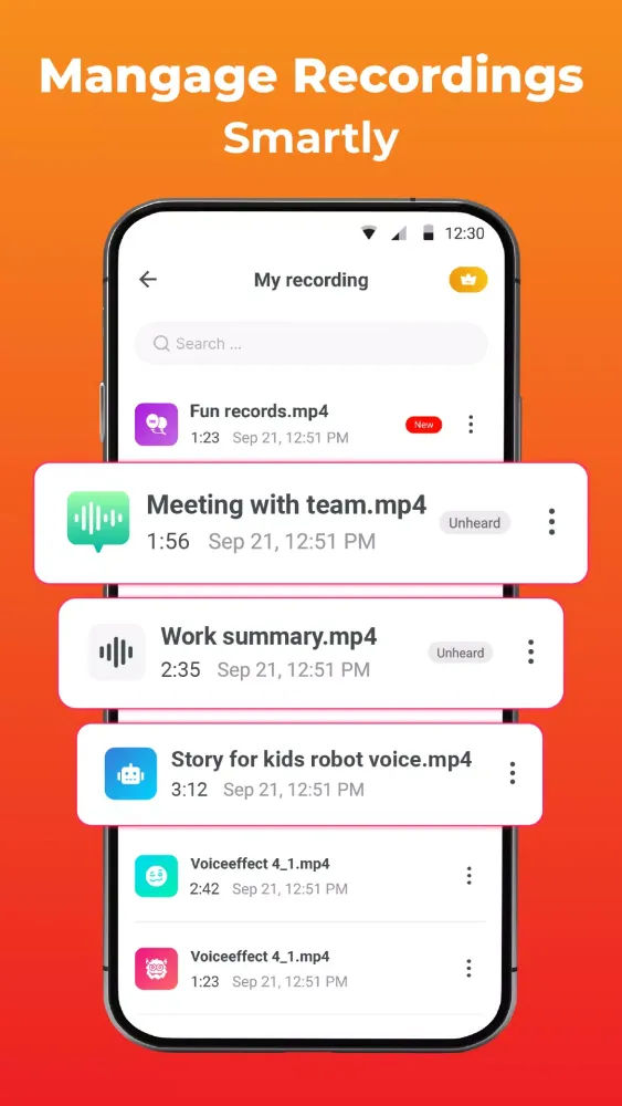 Voice Recorder: Voice Notes Screenshots