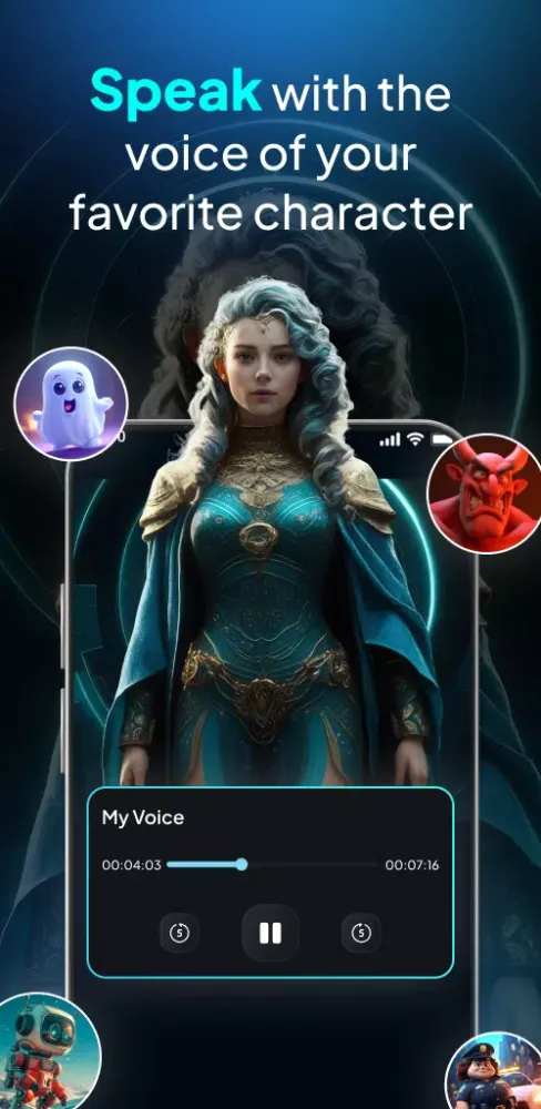 تصاویر Voice Changer AI & Recorder