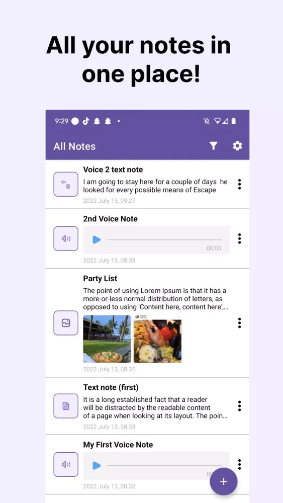 Voice Recorder & Voice Notes 스크린샷