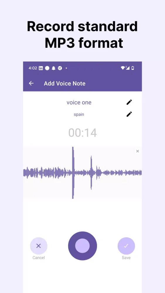 Voice Recorder & Voice Notes 스크린샷