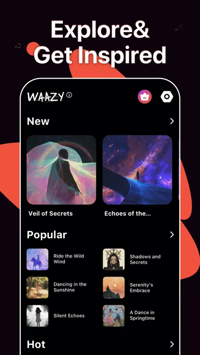 AI Music Generator, Song—Waazy应用截图