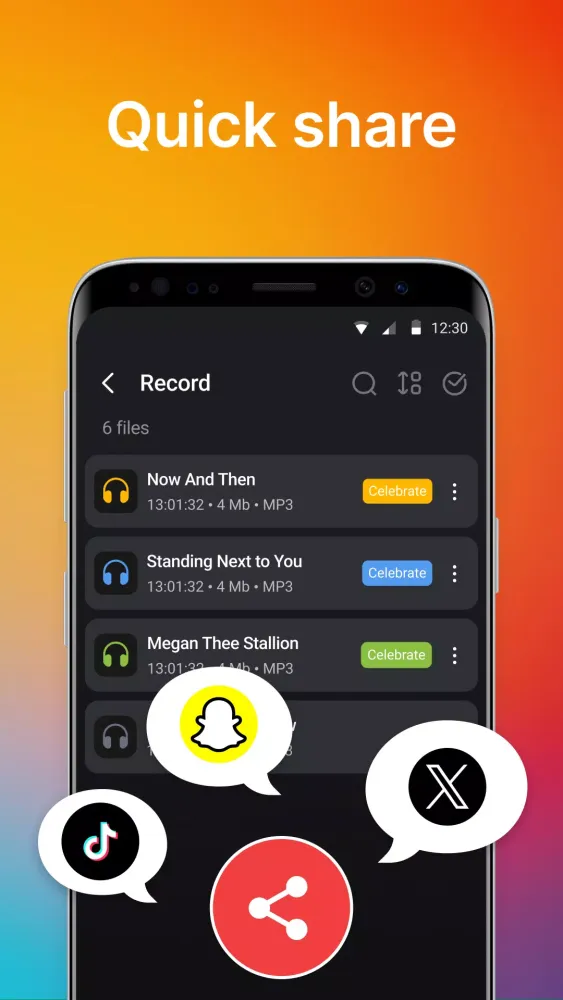 Voice Recorder, Sound Recorder स्क्रीनशॉट