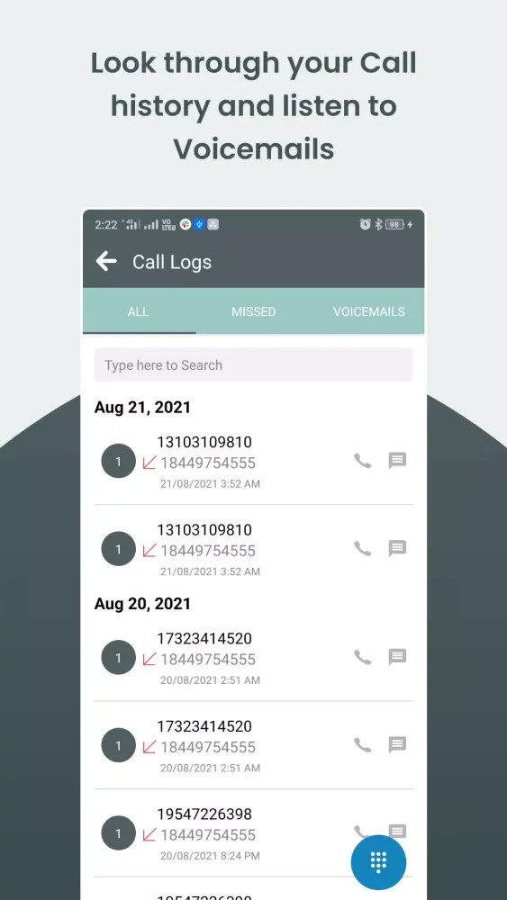 Capturas de pantalla de Business Virtual Phone Number