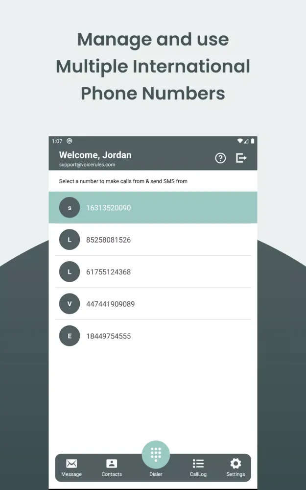 Capturas de pantalla de Business Virtual Phone Number