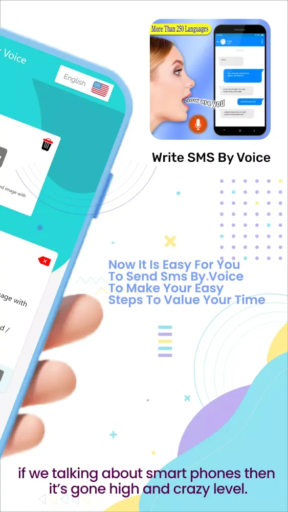 Capturas de pantalla de Write sms by Voice all languag