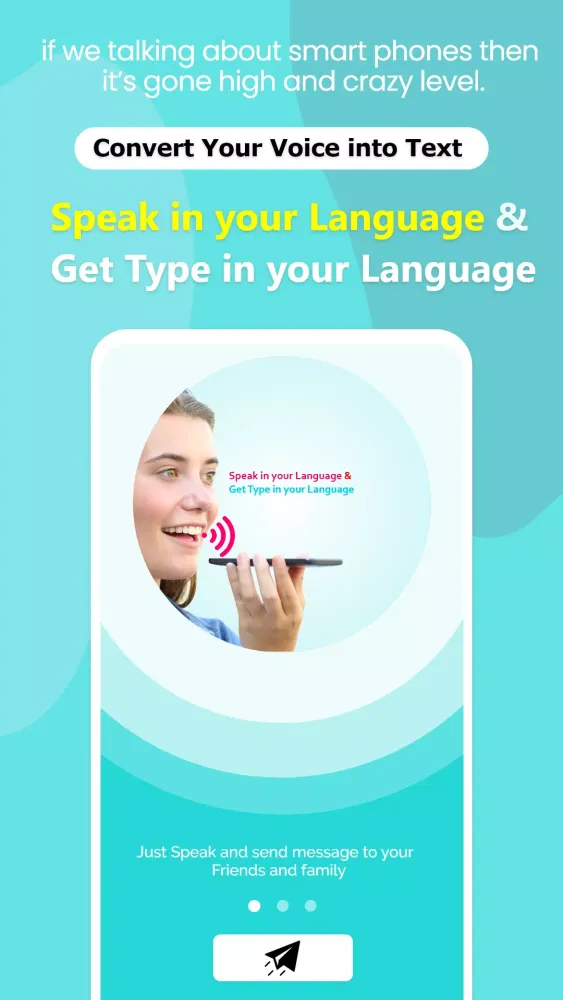 Capturas de pantalla de Write sms by Voice all languag