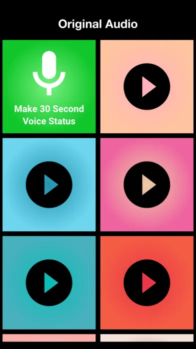 ภาพหน้าจอของ Voice Status, Status Maker